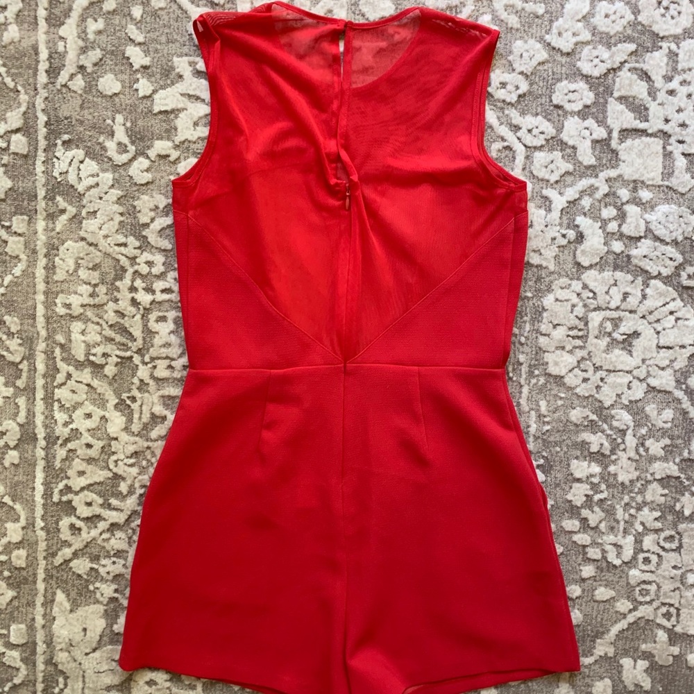 BCBG Red Romper - Picture 3 of 5